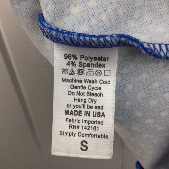 LulaRoe Blue Polka Dot Cassie Pencil Skirt S - Picture 7 of 8